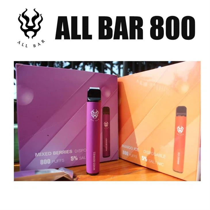Cigarro eletrônico descartável ALL BAR 800